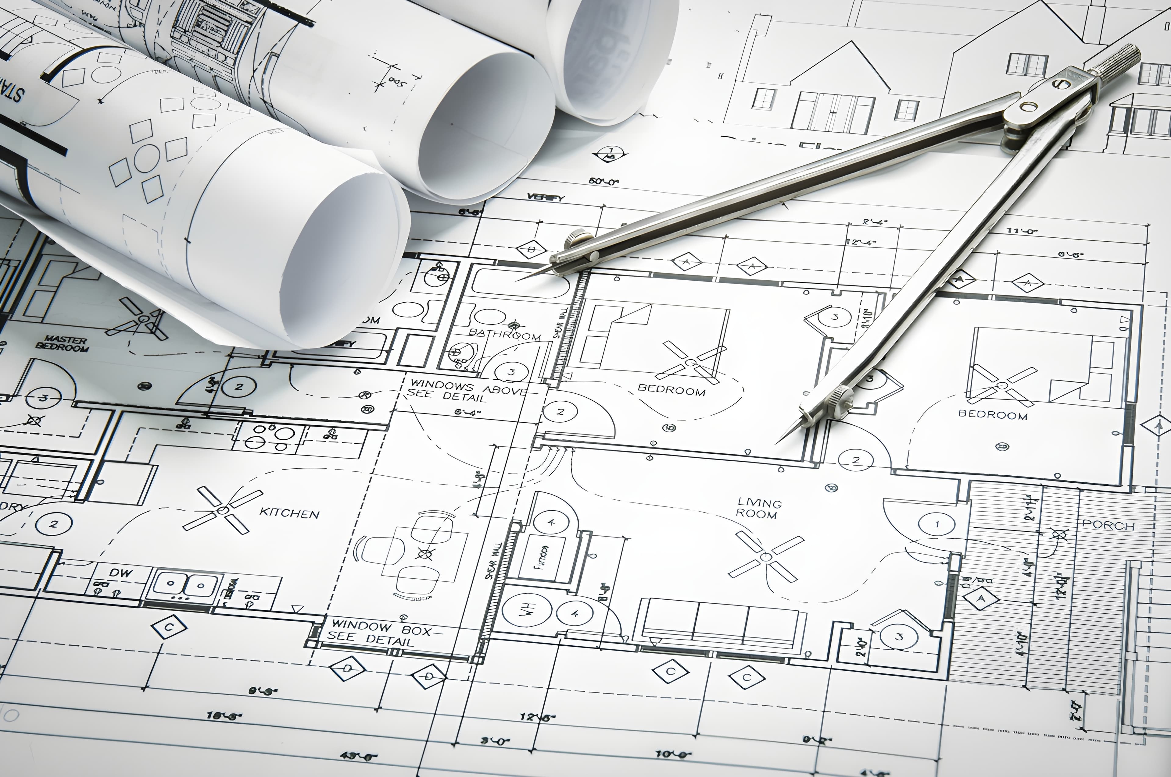 Construction site elevation by Struktura Innova