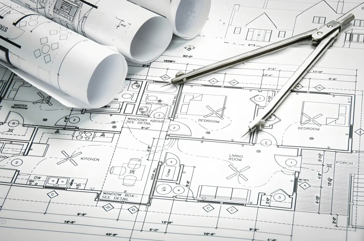 Construction site elevation by Struktura Innova